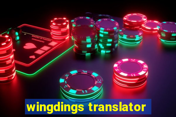 wingdings translator